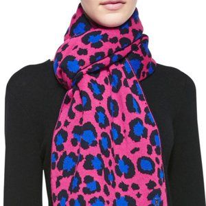 Kenzo Leopart Knit Scarf